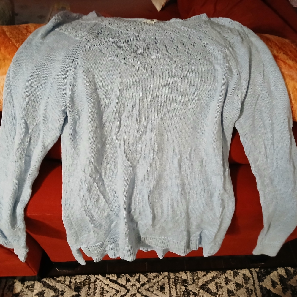 Sonoma Light Blue Women's Crew Neck Sweater